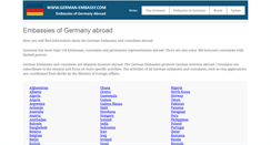 Desktop Screenshot of german-embassy.com
