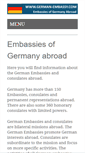 Mobile Screenshot of german-embassy.com